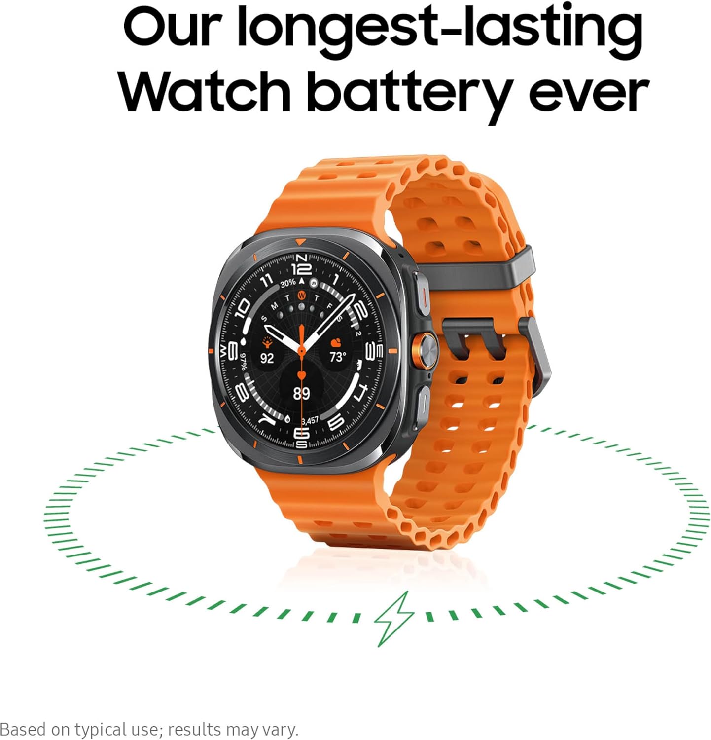Samsung Galaxy Watch Ultra (2025), Titanium Gray, 47mm, LTE Smartwatch | Titanium Casing, Advanced Sleep Coaching, Running Coach, Energy Score, Heart Rate Tracking, GPS, [US Version, 2 Yr Warranty]