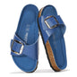 Project Cloud 100% Genuine Leather Sandals Women Dressy Beach Essentials Slides for Women Footwear - Lightweight with Memory Foam Insole Sandals for Women 2026 - Womens Slides