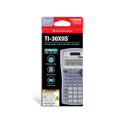 TI-30XIIS Scientific Calculator, Black
