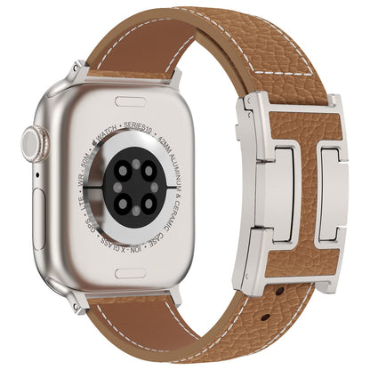 Leather Magnetic Watch Band Compatible with Apple Watch Ultra Band 49mm 46mm 45mm 44mm 42mm 41mm 40mm 38mm Replacement Strap for Women Men iWatch Ultra 3/2/1/SE3/Series 11/10/9/8/7/6/5/4/3/2/1