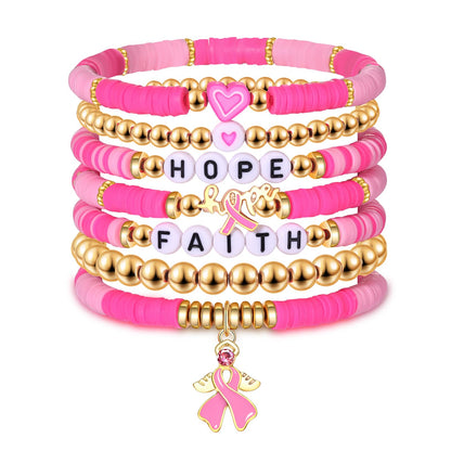 Heishi Bracelets for Women Clay Beaded Stretch Bracelets Stackable Friendship Bracelet Set Summer Beach Accessories Outfits Jewelry Gifts