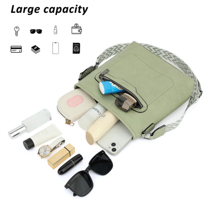 TANTOMI Crossbody Bags for Women Casual Crossbody Purses for Women Travel Shoulder Bag Handbags with Adjustable Strap