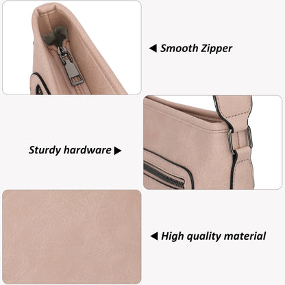 TANTOMI Crossbody Bags for Women Casual Crossbody Purses for Women Travel Shoulder Bag Handbags with Adjustable Strap