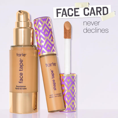 tarte face tape foundation – Full-Coverage 12hr Waterproof Makeup, Hydrating & Smoothing with a Natural Matte Finish for Transfer-Proof Comfortable Long-Wear Foundation, Vegan & Cruelty-Free