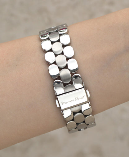 Designer Band for Apple Watch 40mm 41mm 42mm 38mm 44mm 45mm 46mm 49mm for Women, Stainless Steel Dressy Bands Compatible with Apple Watch Series 11,10,Se,9,8,7,6,5,4,3,2,1 for iWatch