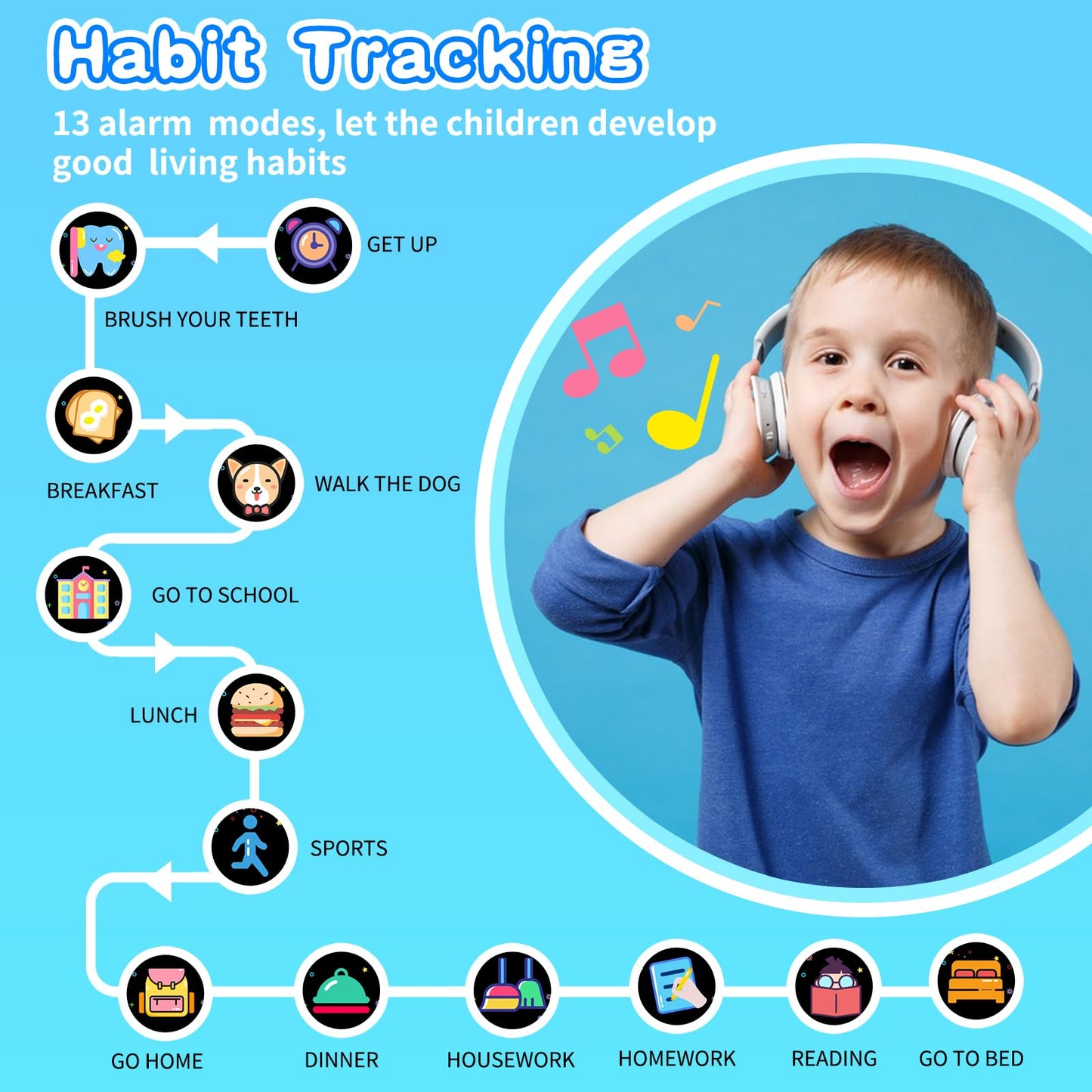 Kids Smart Watch Gift for Girls Age 5-12, 39 Games HD Touch Screen Watches with Video Camera Music Player Pedometer Flashlight 12/24 hr Educational Toys Birthday Gifts for Girls Ages 7 8 9 10