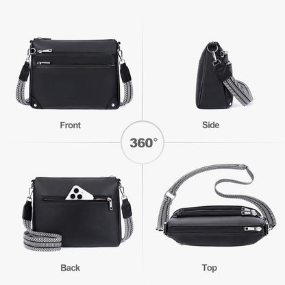 Crossbody Bags for Women Rfid Travel Crossbody Purses Leather Handbags Medium Shoulder bag with Adjustable Strap