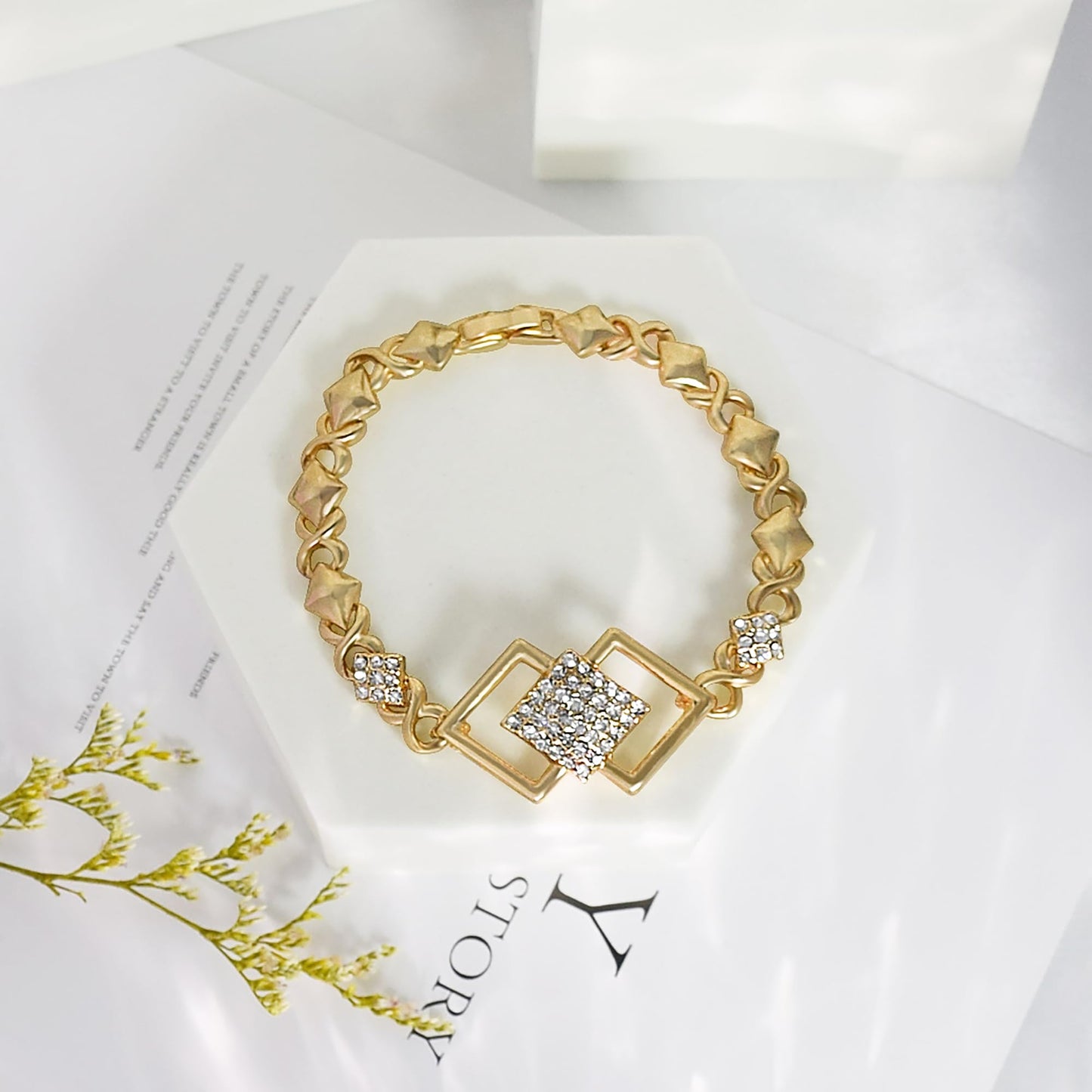 SYHOL Gold Jewelry Sets for Women 18K Gold/Silver Filled Jewelry Necklace Set Wedding Bridal Fashion Jewelry Sets Women Accessories Bracelets Earrings and Rings Sweetheart Gifts