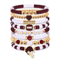 Heishi Bracelets for Women Clay Beaded Stretch Bracelets Stackable Friendship Bracelet Set Summer Beach Accessories Outfits Jewelry Gifts
