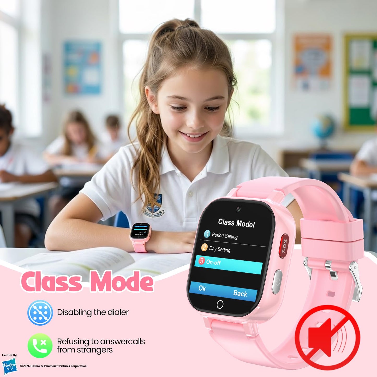 Smart Watch for Kids, 4G Kids Smartwatch with GPS Tracker Calling (Blue) | WIFI/Voice/Video Chat/SOS/SMS-receiving IP68 Waterproof Pedometer Camera Alarm Safe Zone Smartwatch Gift for Boys Girls 4-12