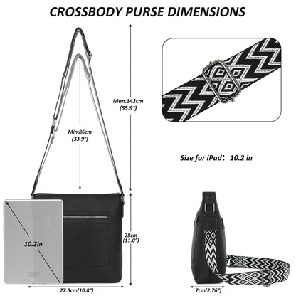 TANTOMI Crossbody Bags for Women Casual Crossbody Purses for Women Travel Shoulder Bag Handbags with Adjustable Strap