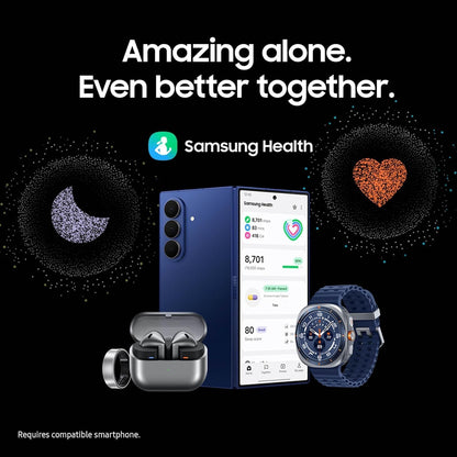 Samsung Galaxy Watch Ultra (2025), Titanium Gray, 47mm, LTE Smartwatch | Titanium Casing, Advanced Sleep Coaching, Running Coach, Energy Score, Heart Rate Tracking, GPS, [US Version, 2 Yr Warranty]
