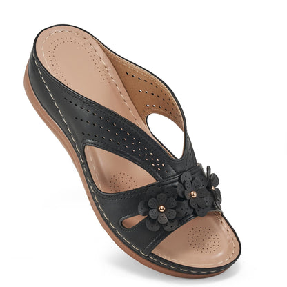 Sandals for Women Wedge Shoes: Slip On Dressy Summer Comfortable Slides Sandals 2026 Casual Memory Foam Platform Shoes