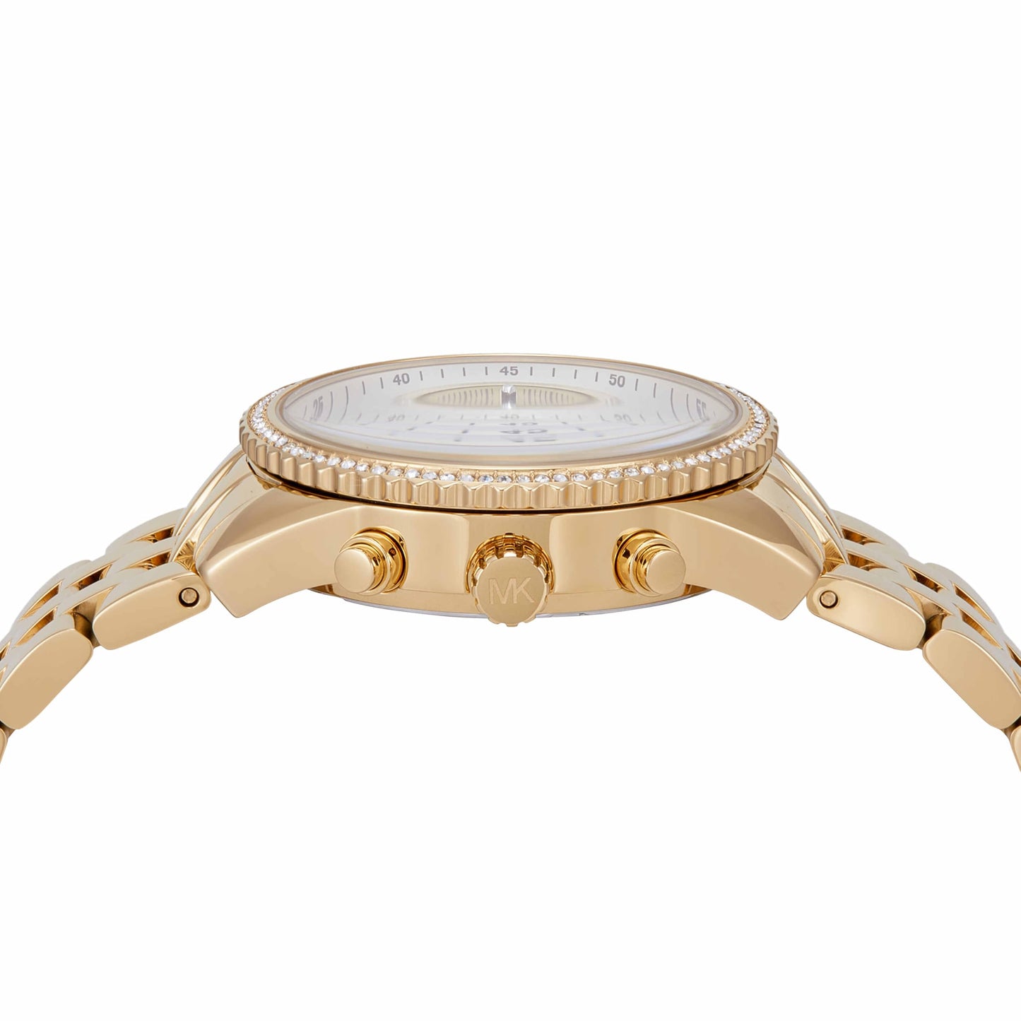 Michael Kors Bryant Chronograph Women's Watch, Stainless Steel and Pavé Crystal Watch for Women