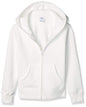 Amazon Essentials Girls and Toddlers' Fleece Zip-Up Hooded Sweatshirt with Lined Hood and Rib Knit Detail