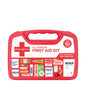 BAND-AID Brand Travel Ready Portable Emergency First Aid Kit, Minor Wound Care, Perfect for Home, Car, Camping, Travel & Outdoor Essentials, Supplies Include Bandages, Neosporin & Tylenol, 80 Piece