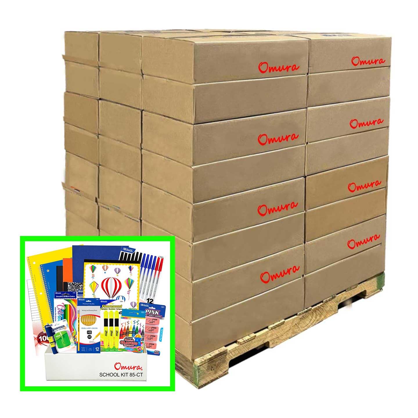 70 Piece Back to School Supplies Kit for Middle & High School Students Grades 7-12, Complete Student Supply Bundle with Binder, Notebooks, Folders, Pens, Pencils, Highlighters & Classroom Essentials