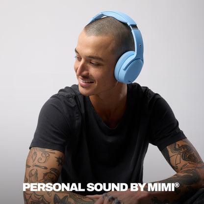 Skullcandy Crusher ANC 2 Noise Cancelling Wireless Headphones - True Black | Multi-Sensory Crusher Bass, Over-Ear Fit, Bluetooth, 60 Hours Battery, Working Out, Gym, Travel, Studying, Music, Gaming