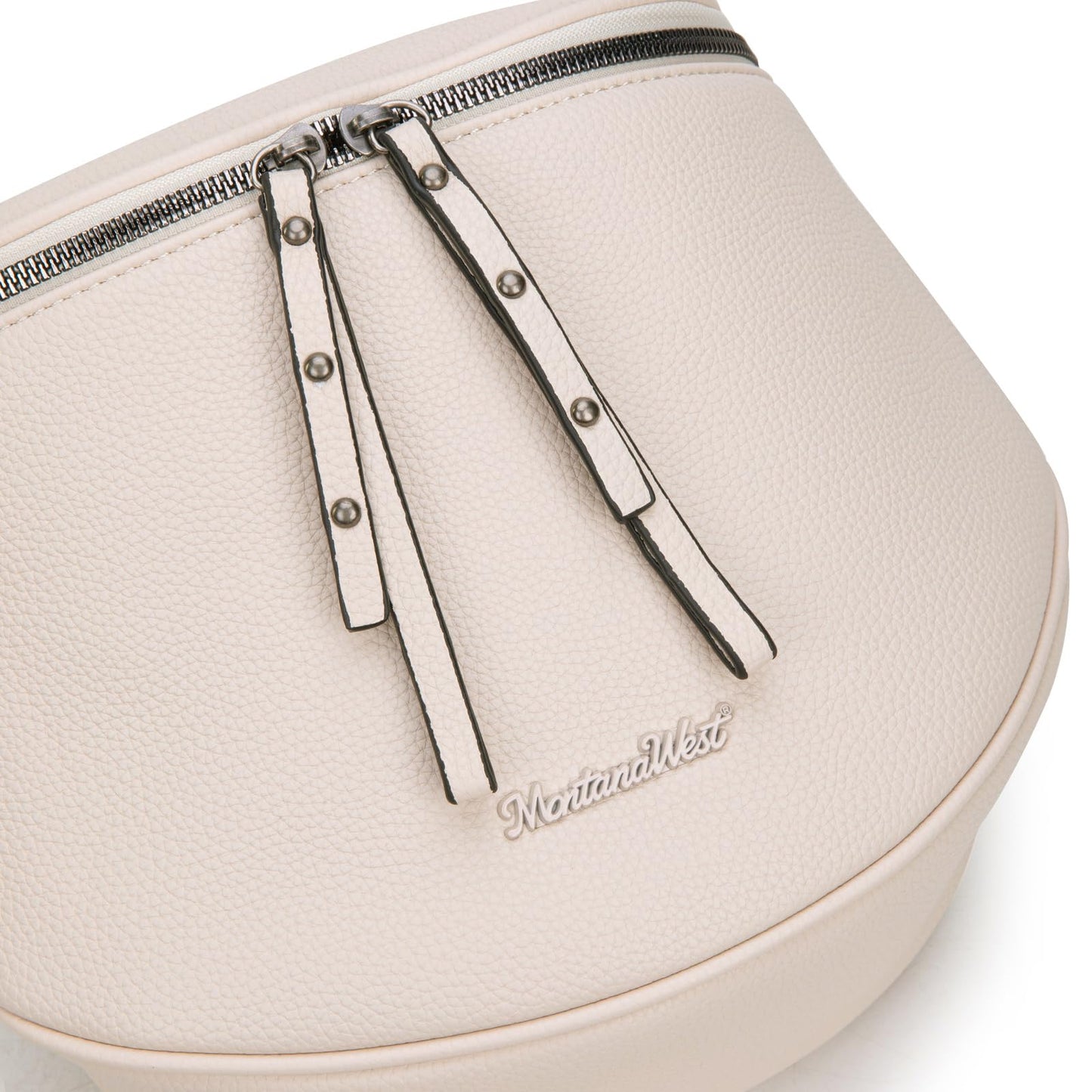 Montana West Crossbody Bag for Women, Large Bum Bag Purse Soft Vegan Leather Travel Fanny Pack with Coin Purse