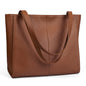 befen Genuine Leather Tote Bag for Women Work, Women's Leather Shoulder Bags Purses Satchel Handbags with Laptop Compartment