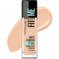 Maybelline Fit Me Matte + Poreless Liquid Oil-Free Foundation Makeup, Mocha, 1 Count (Packaging May Vary)