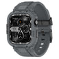 amBand Bands Compatible with Apple Watch 9/8/7 45mm, M1 Sport Series Rugged Case Protective Cover for iWatch 6/SE (3/2/1)/5/4/3 44mm Men Green