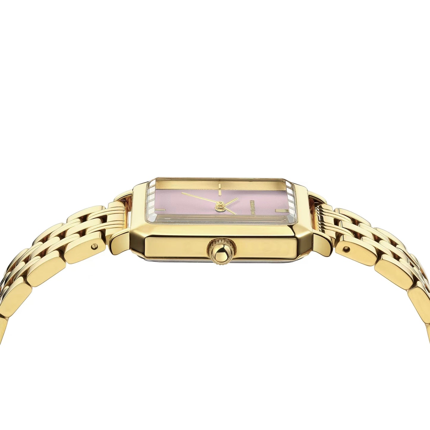 Roberto Marino RM1982 Women’s Luxury Watch Rectangular Gold – Japanese Quartz Movement, Vintage Stainless Steel Design, Silver Dial, Elegant Dress Timepiece, 3ATM Water Resistant – Reloj para Mujer