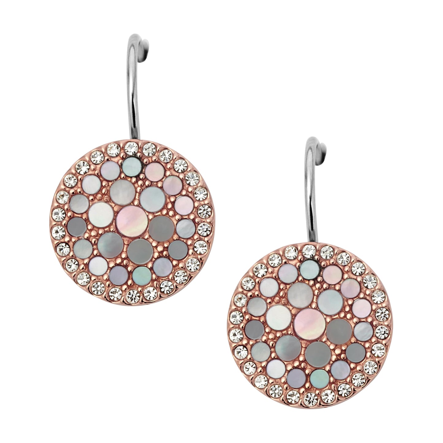 Fossil Women's Stainless Steel Dangle/Drop or Hoop Earrings for Women