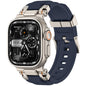 amBand Bands Compatible with Apple Watch 9/8/7 45mm, M1 Sport Series Rugged Case Protective Cover for iWatch 6/SE (3/2/1)/5/4/3 44mm Men Green