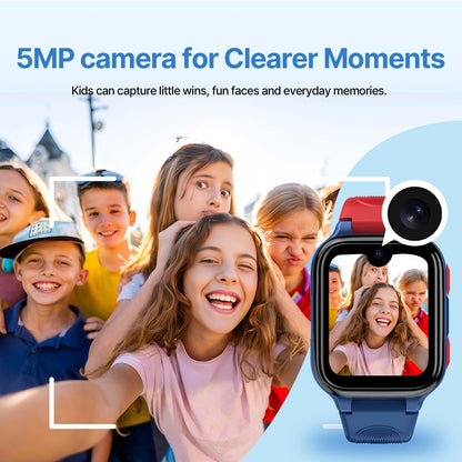 K9 Smart Watch for Kids with GPS Tracker, AI Voice & Video Call,1.78" AMOLED, 4G Smartwatch with SOS, Parental Controls, School Mode, IP68 Waterproof Kids Smartwatch for Teens Ages 3 and Up