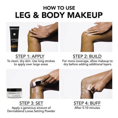 Dermablend Leg and Body Makeup Foundation with SPF 25