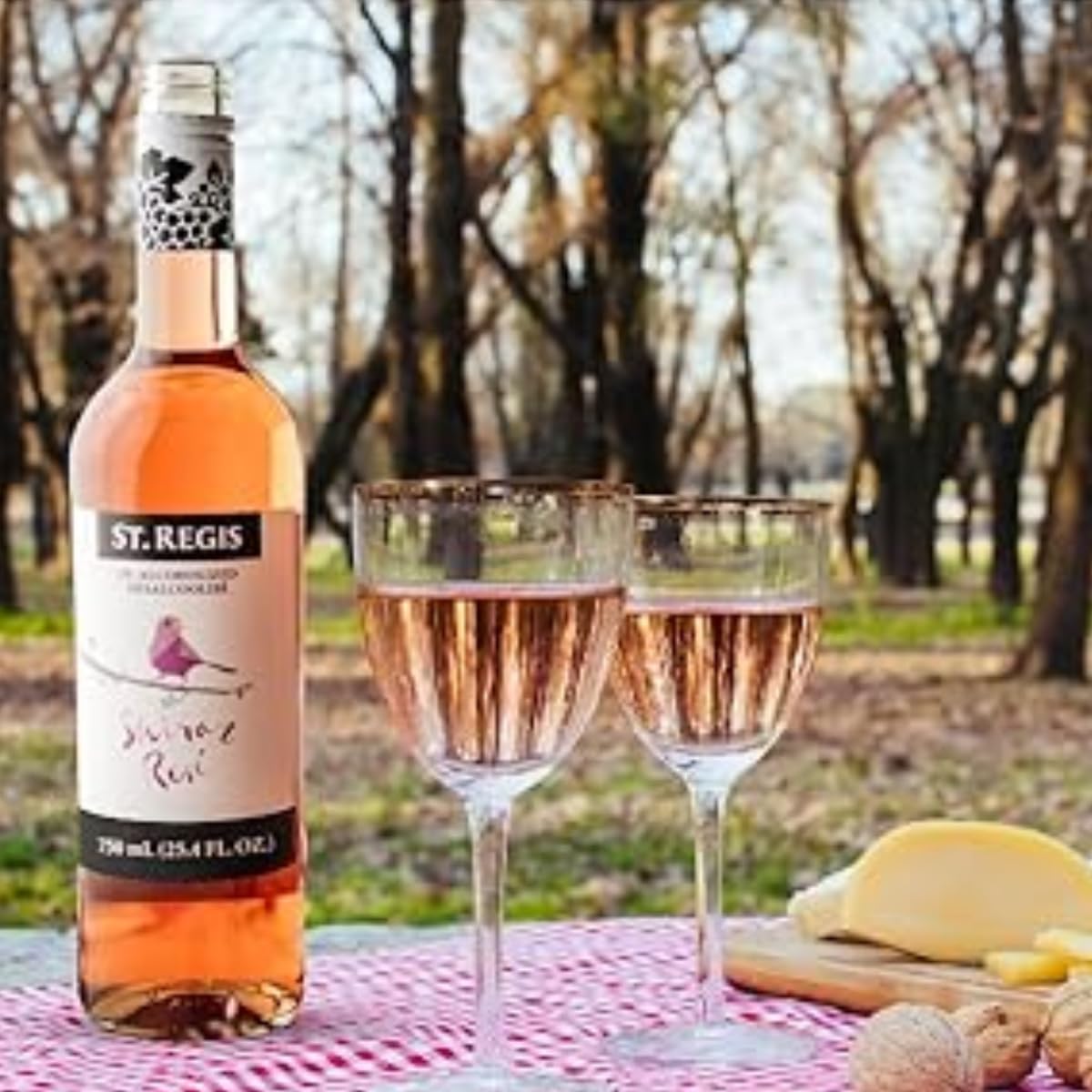 ST. REGIS Non-Alcoholic Cabernet Sauvignon, 25.4 Fl Oz (2 Pack) - Low Calorie, Low Sugar - Fruity & Spicy Rich Flavor from Spain
