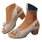 Orthopedic Wedge Sandals For Women 2026,Chunky Block Arch Support Sandal Adjustable Ankle Strap Hollow Out Low Heeled Slippers Wide Width Elegant Dressy Summer Platform Beach Shoes