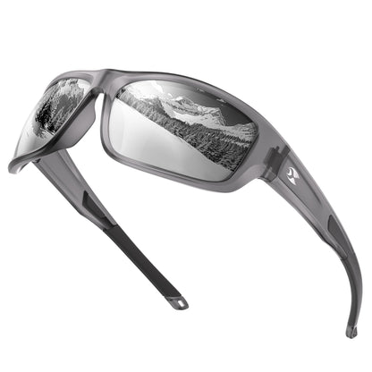 suoso Sports Polarized Sunglasses for Men: Women UV400 Protection Wrap Around Sun Glasses for Golf Fishing Running Driving