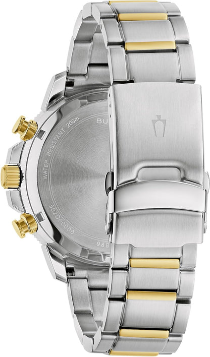 Bulova Men's Marine Star Series C Two-Tone Stainless Steel 6-Hand Chronograph Quartz Watch