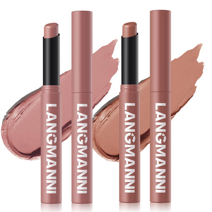 12Pcs Velvet Matte Lipstick Set, Nude to Dark Shades, Long-Lasting,Color A | Highly pigmented matte color, smooth creamy glide, waterproof wear, nude-to-dark tones, ideal for daily makeup or gifting
