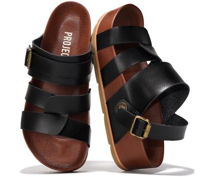 Project Cloud Platform Sandals Women – Strappy Wedges with Comfortable Plush & Soft Insole – Lightweight & Non Slip Platform Sandals for Women 2026