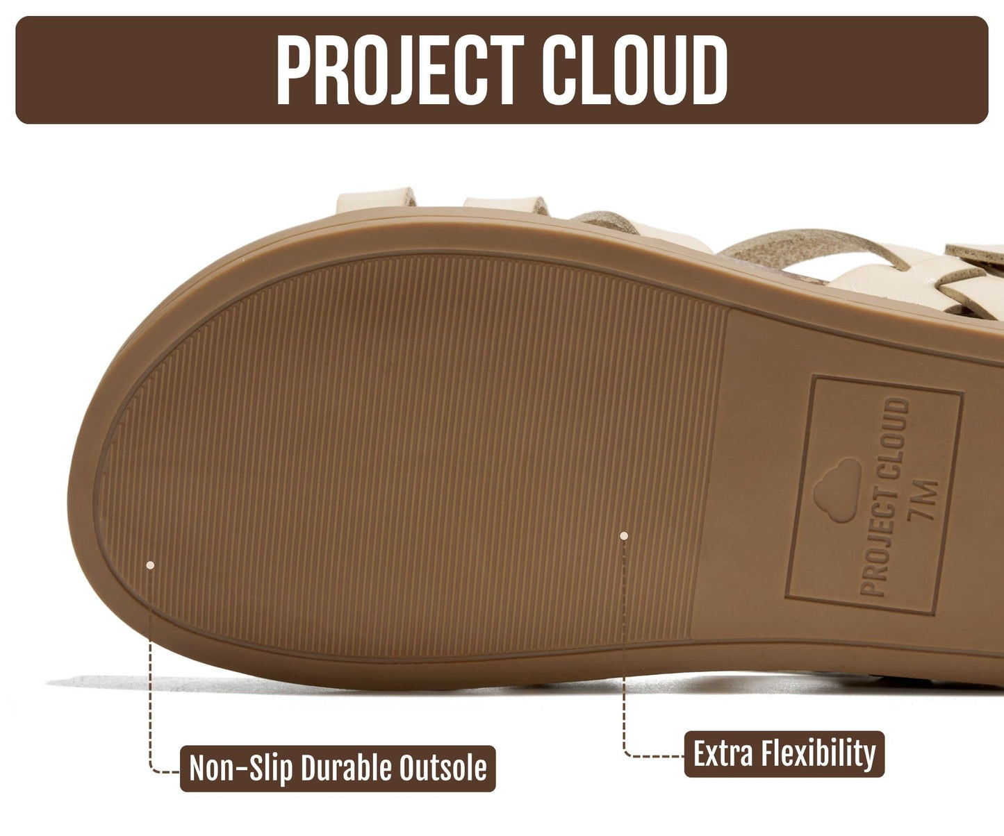 Project Cloud Summer Slides for Women 2026 with Plush and Soft Insole Womens Sandals Comfortable - Non-Slip and Lightweight Sandals Women Footwear