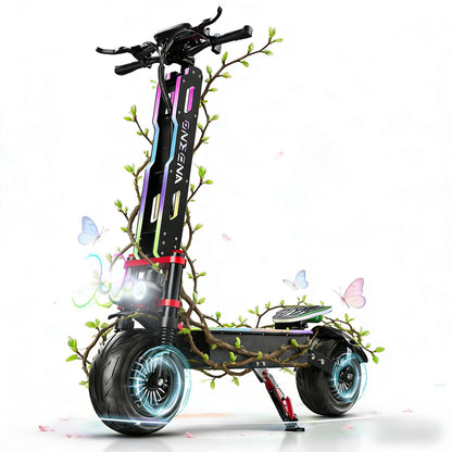Electric Scooter Adults, 3500W/7000w Single/Dual Hyper Motor with 50/70 Miles Range Battery, Up to 45/58 MPH Top Speed, 10.5"/12" Tubeless Tires Commuting Scooter for Adults