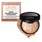 LAURA GELLER NEW YORK Baked Balance-n-Glow Illuminating Powder Foundation – Toffee – Handmade in Italy – Pearl-Infused Satin Finish – Vitamin C Brightening – Buildable Sheer Coverage – For Mature Skin
