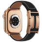 Leather Magnetic Watch Band Compatible with Apple Watch Ultra Band 49mm 46mm 45mm 44mm 42mm 41mm 40mm 38mm Replacement Strap for Women Men iWatch Ultra 3/2/1/SE3/Series 11/10/9/8/7/6/5/4/3/2/1