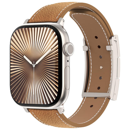 Leather Magnetic Watch Band Compatible with Apple Watch Ultra Band 49mm 46mm 45mm 44mm 42mm 41mm 40mm 38mm Replacement Strap for Women Men iWatch Ultra 3/2/1/SE3/Series 11/10/9/8/7/6/5/4/3/2/1