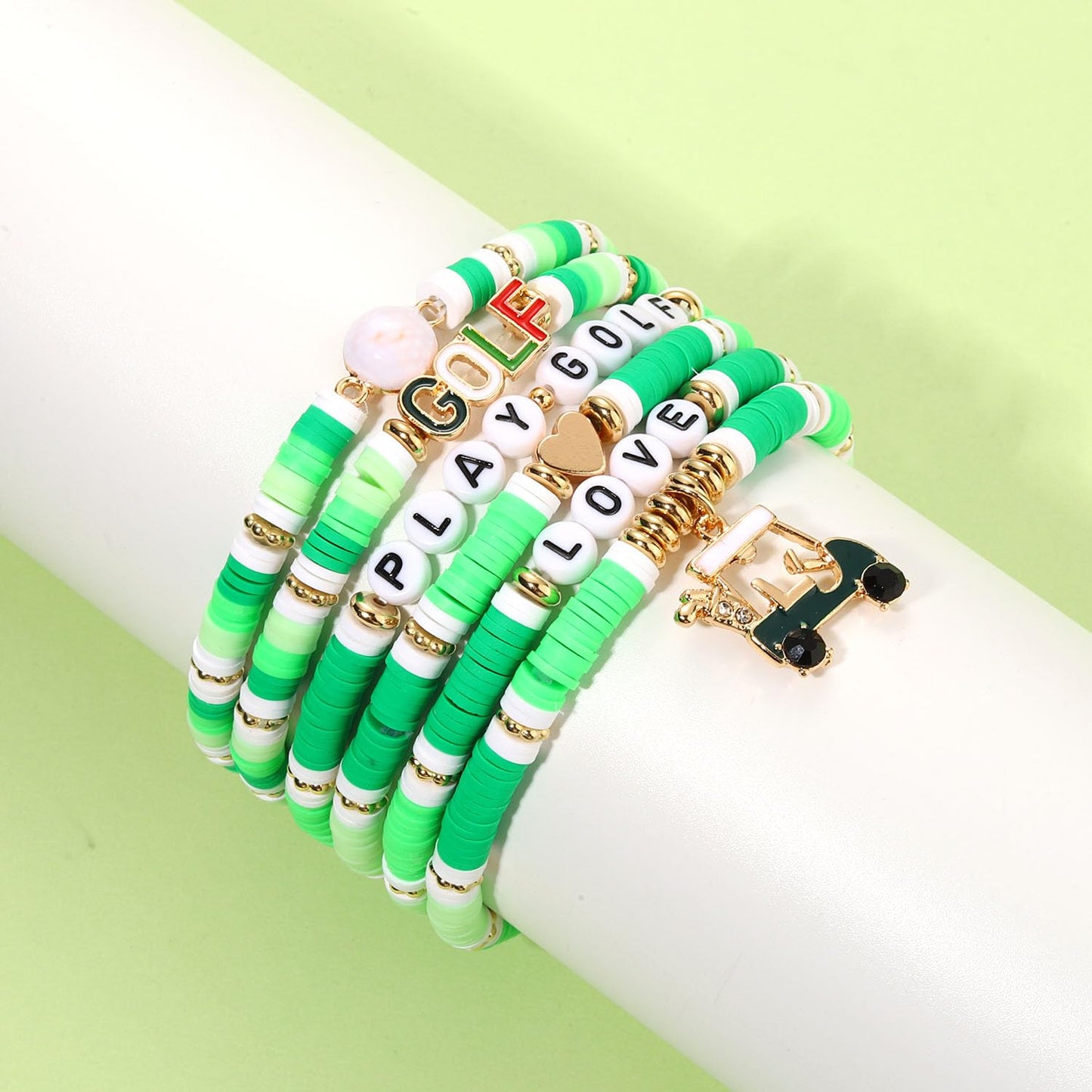 Heishi Bracelets for Women Clay Beaded Stretch Bracelets Stackable Friendship Bracelet Set Summer Beach Accessories Outfits Jewelry Gifts