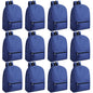 Amylove 12 Pack Backpack in Bulk 17 inch Lightweight Outdoor Travel Bag Classic Bookbags Bulk for Travel Middle High (Colorful,Lovely)