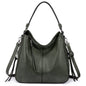 Realer Hobo Crossbody Bags for Women Designer Faux Leather Hobo Handbags Retro Large Size Shoulder Bag Bucket Purse