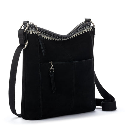 The Sak Lucia Leather Crossbody Purse - Premium Leather Women's Handbag for Everyday & Travel - Cross Body Bag With Zipper