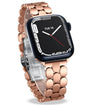 Designer Band for Apple Watch 40mm 41mm 42mm 38mm 44mm 45mm 46mm 49mm for Women, Stainless Steel Dressy Bands Compatible with Apple Watch Series 11,10,Se,9,8,7,6,5,4,3,2,1 for iWatch