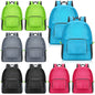 Jexine 10 Pcs Backpacks in Bulk 16.5 Inches Back Pack Basic Backpack for Adult Lightweight Outdoor Travel Book Bags(Sunny Pastel)