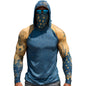 Sun Protection Shirts for Men UPF 100+ Long Sleeve Hoodie with Mask Shirts | Camouflage Outdoor Fishing Tees Cooling Raglan Shirts