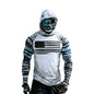 Sun Protection Shirts for Men UPF 100+ Long Sleeve Hoodie with Mask Shirts | Camouflage Outdoor Fishing Tees Cooling Raglan Shirts